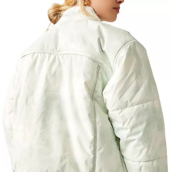 Free People FP movement Bunny Slope Puffer JACKET in Mountain Mist Sage NWT - Picture 2 of 16